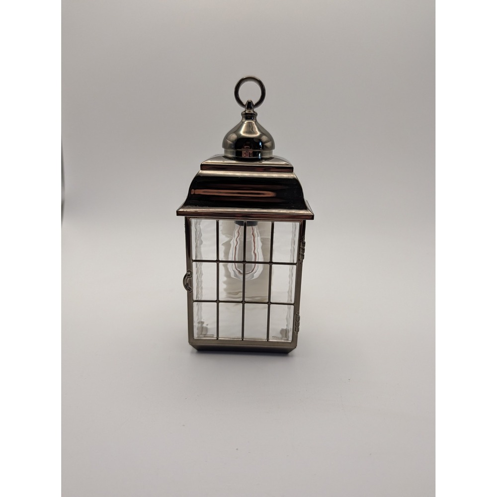 Bath & Body Works Wallflowers Lantern Nightlight Fragrance Plug Silver Works